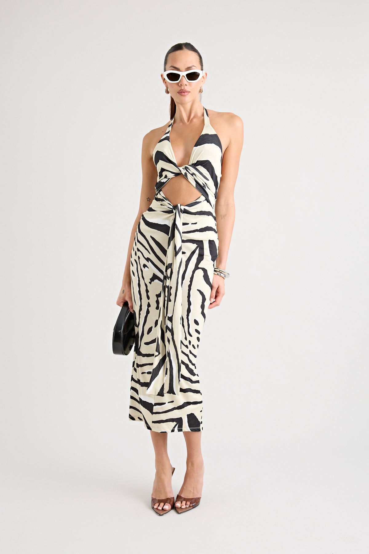 TOCA TIE UP DRESS | ZEBRA