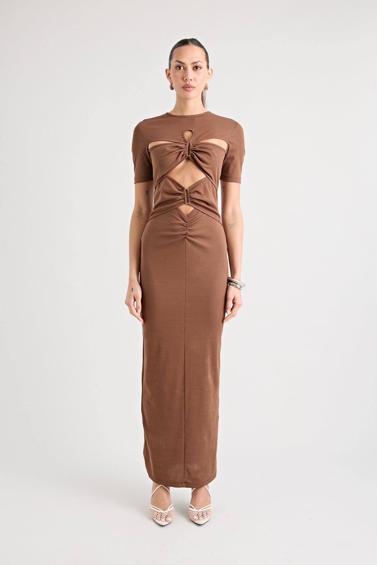 FLORENCE DRESS | CHOCOLATE