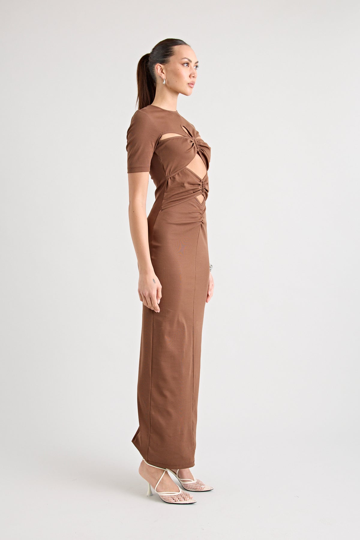 FLORENCE DRESS | CHOCOLATE