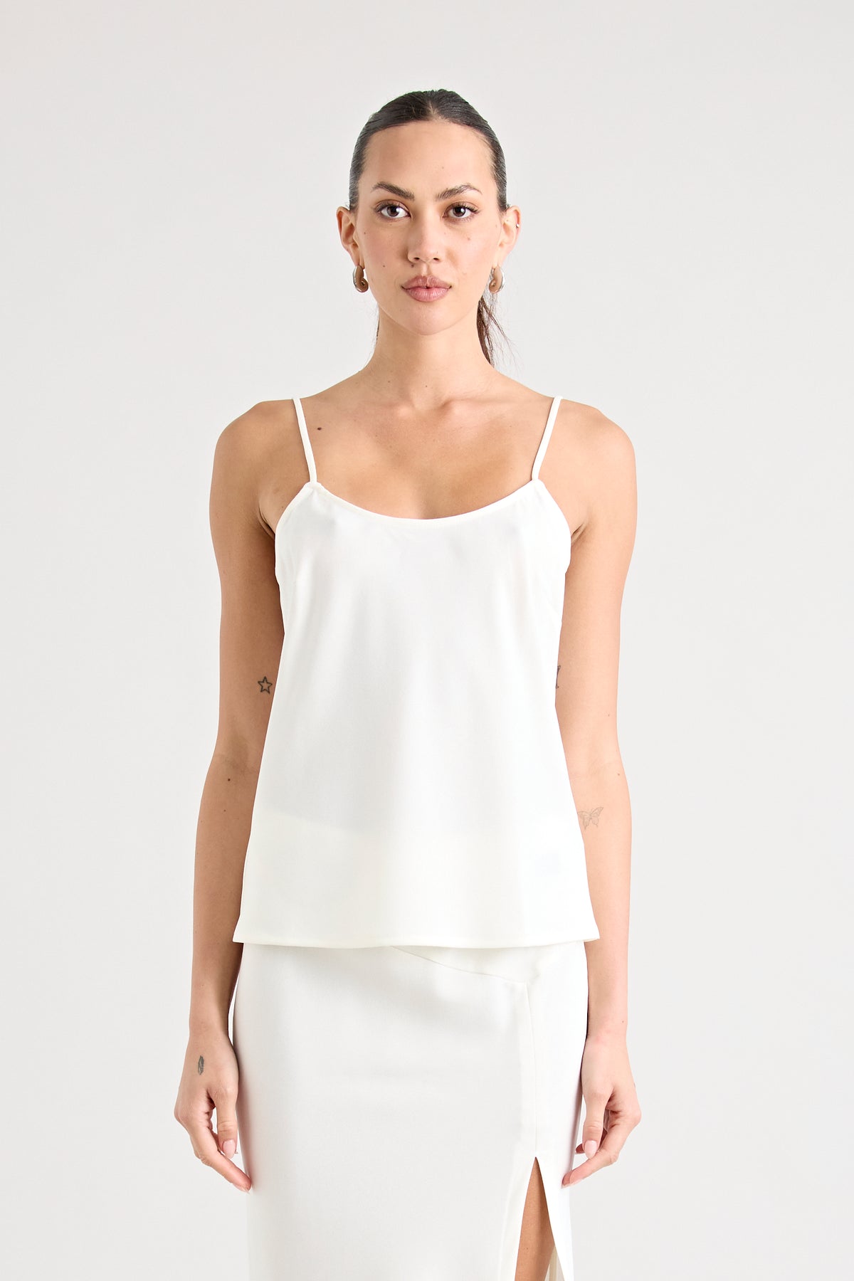 GIANNI SCOOP CAMI | VANILLA