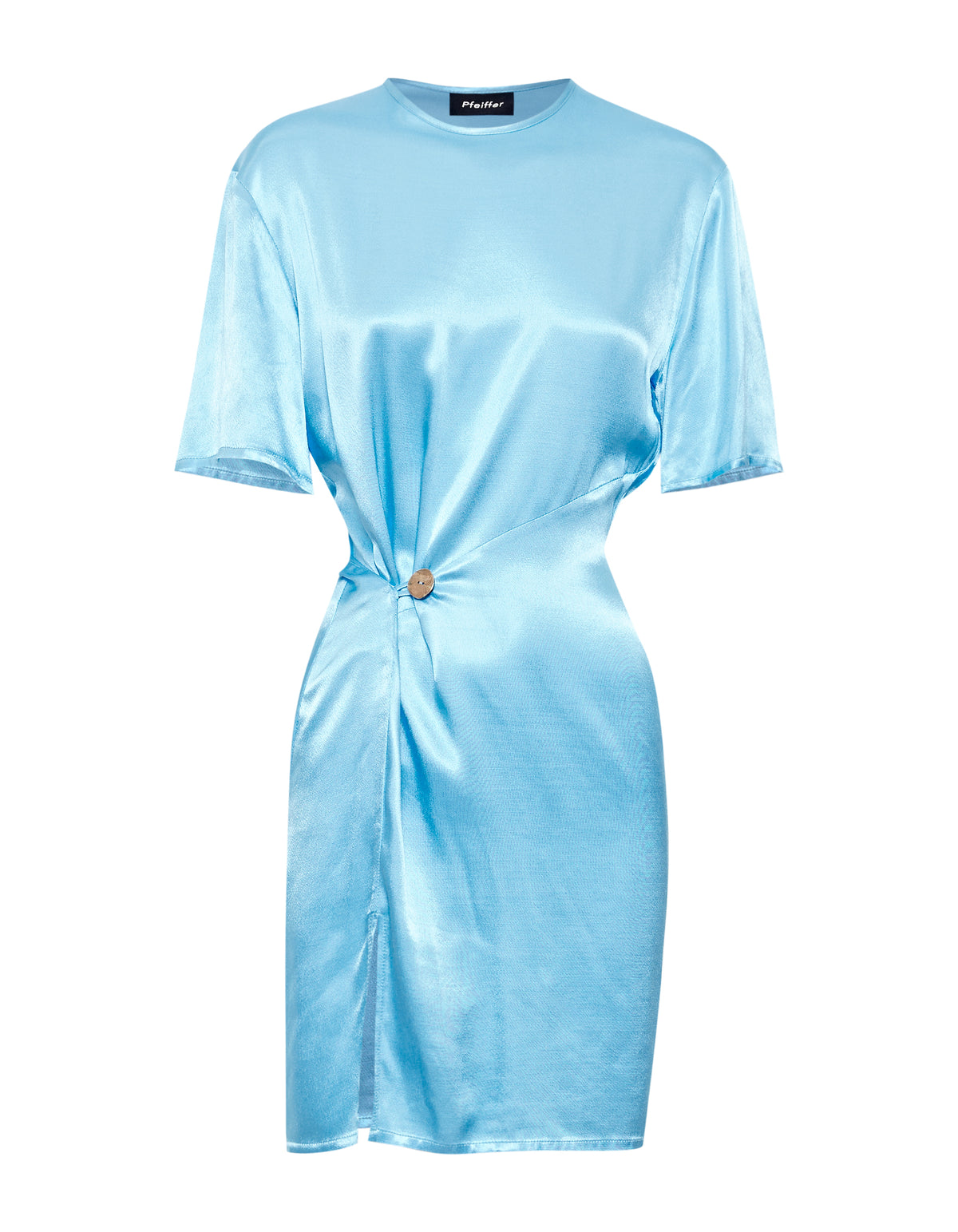 CARRINGTON TWIST DRESS  | ICE BLUE