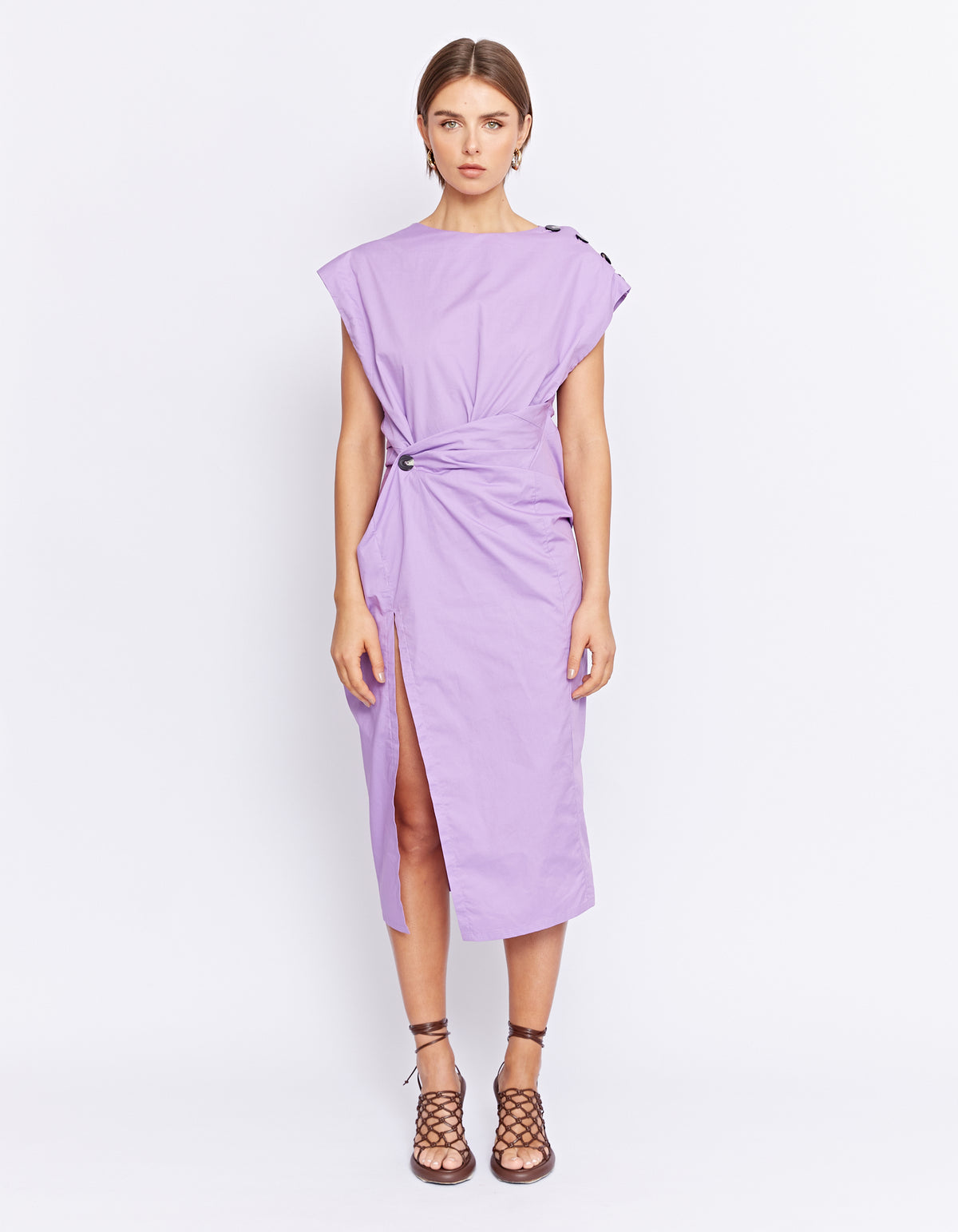 GRENADA MIDI DRESS | IRIS