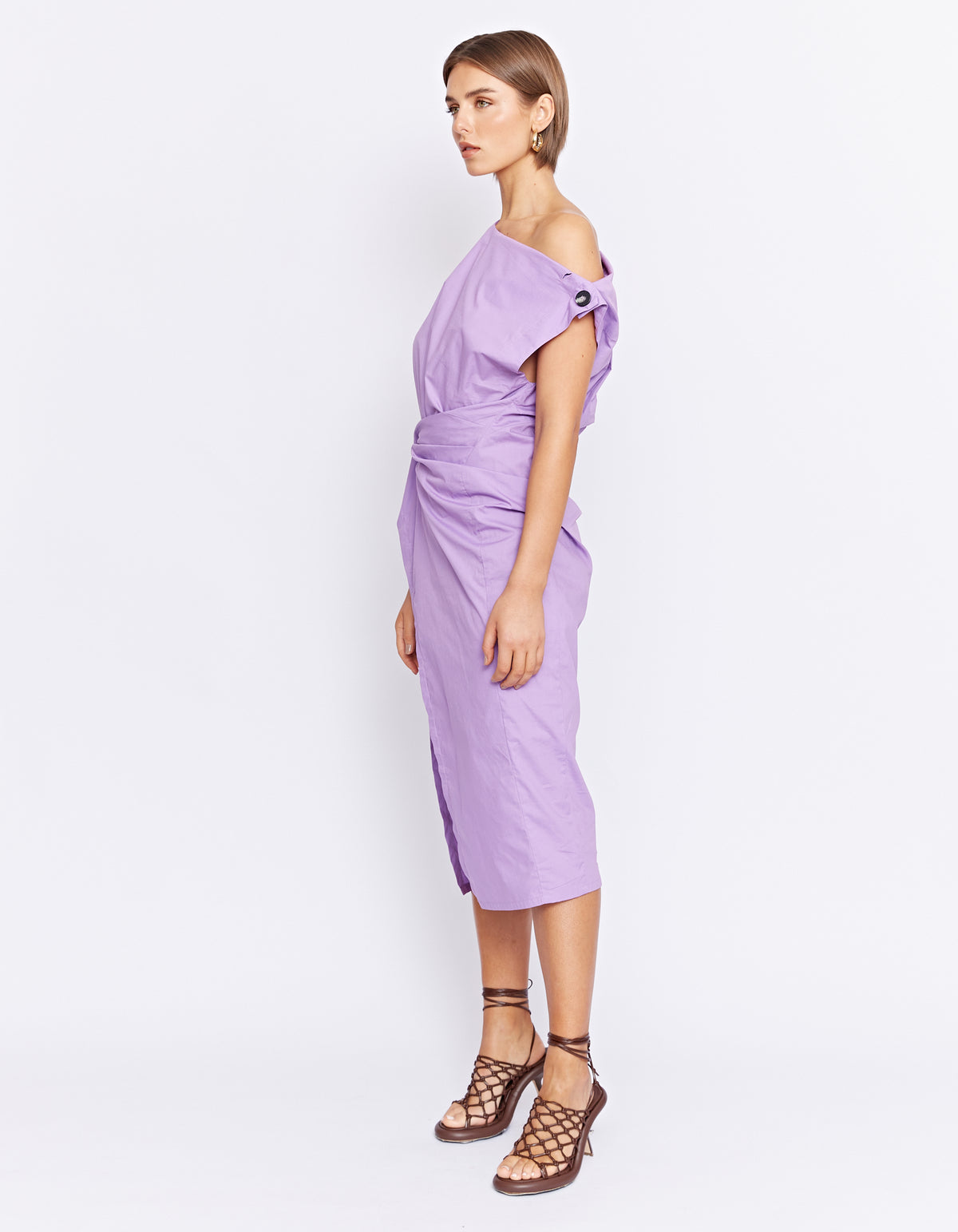 GRENADA MIDI DRESS | IRIS