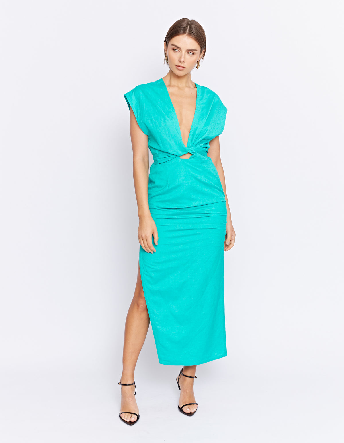 CLIFTON DRESS | EMERALD