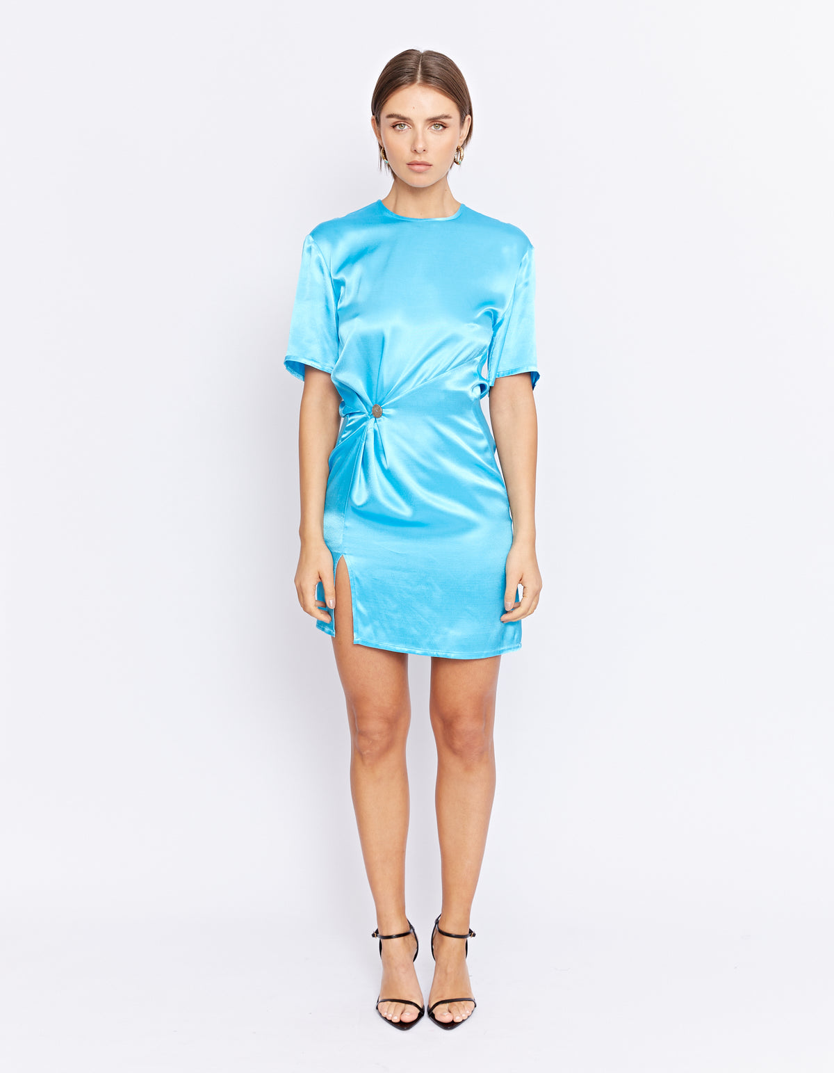 CARRINGTON TWIST DRESS  | ICE BLUE