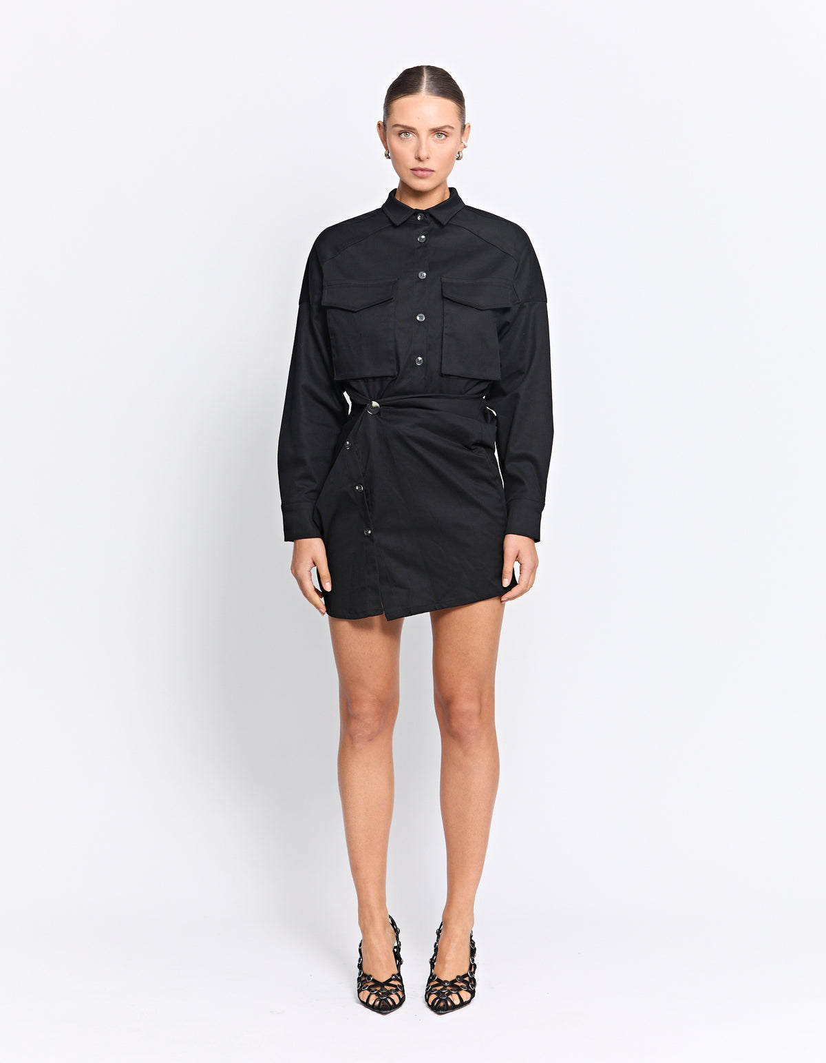 FORBES MINI DRESS | BLACK