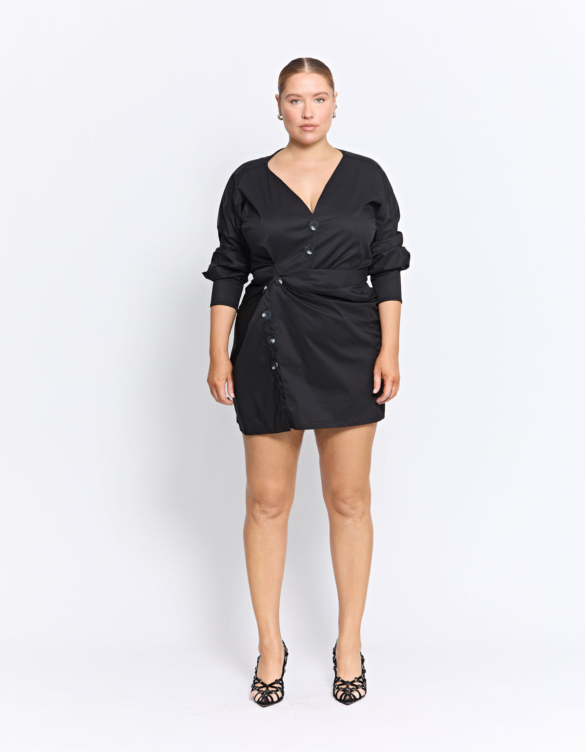 LAUTREC TWIST DRESS| BLACK