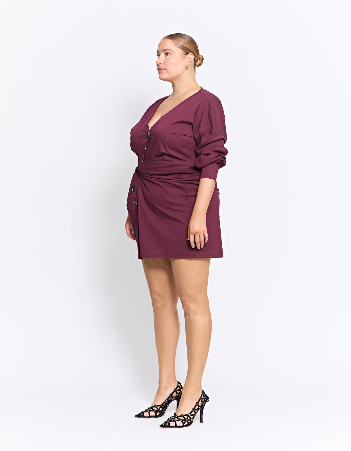 LAUTREC TWIST DRESS | WINE