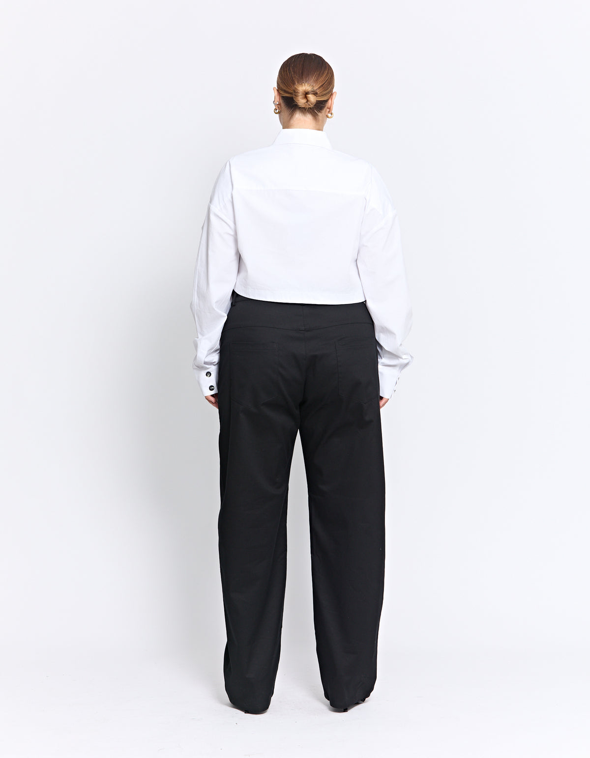 EDAN CROPPED SHIRT | WHITE