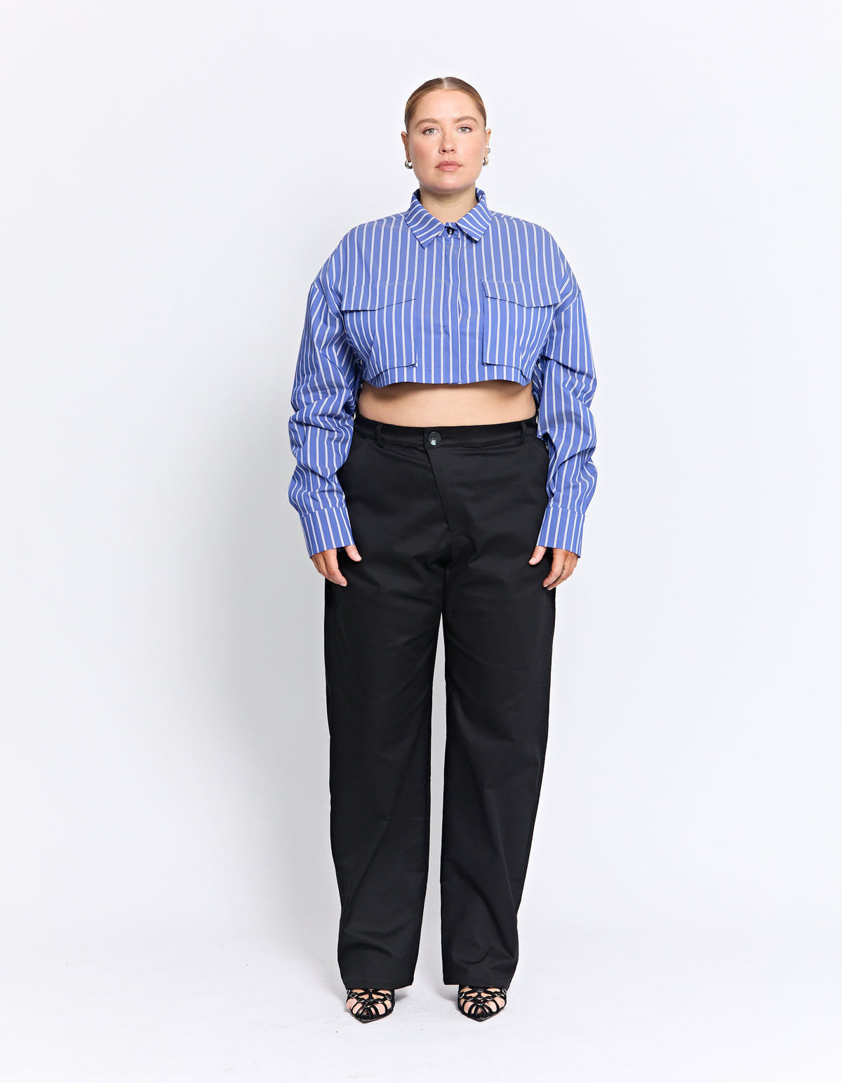 EDAN CROPPED SHIRT | STRIPE