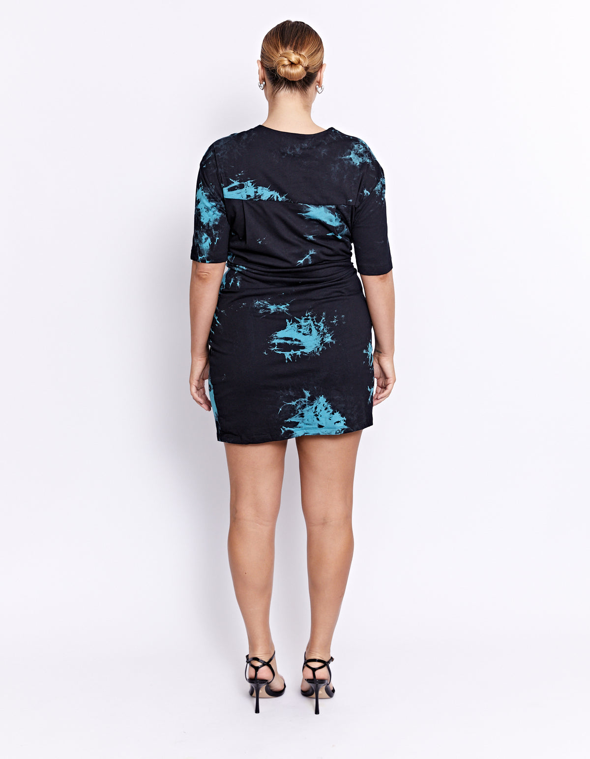 CASPIAN MINI TWIST DRESS | SPLASH