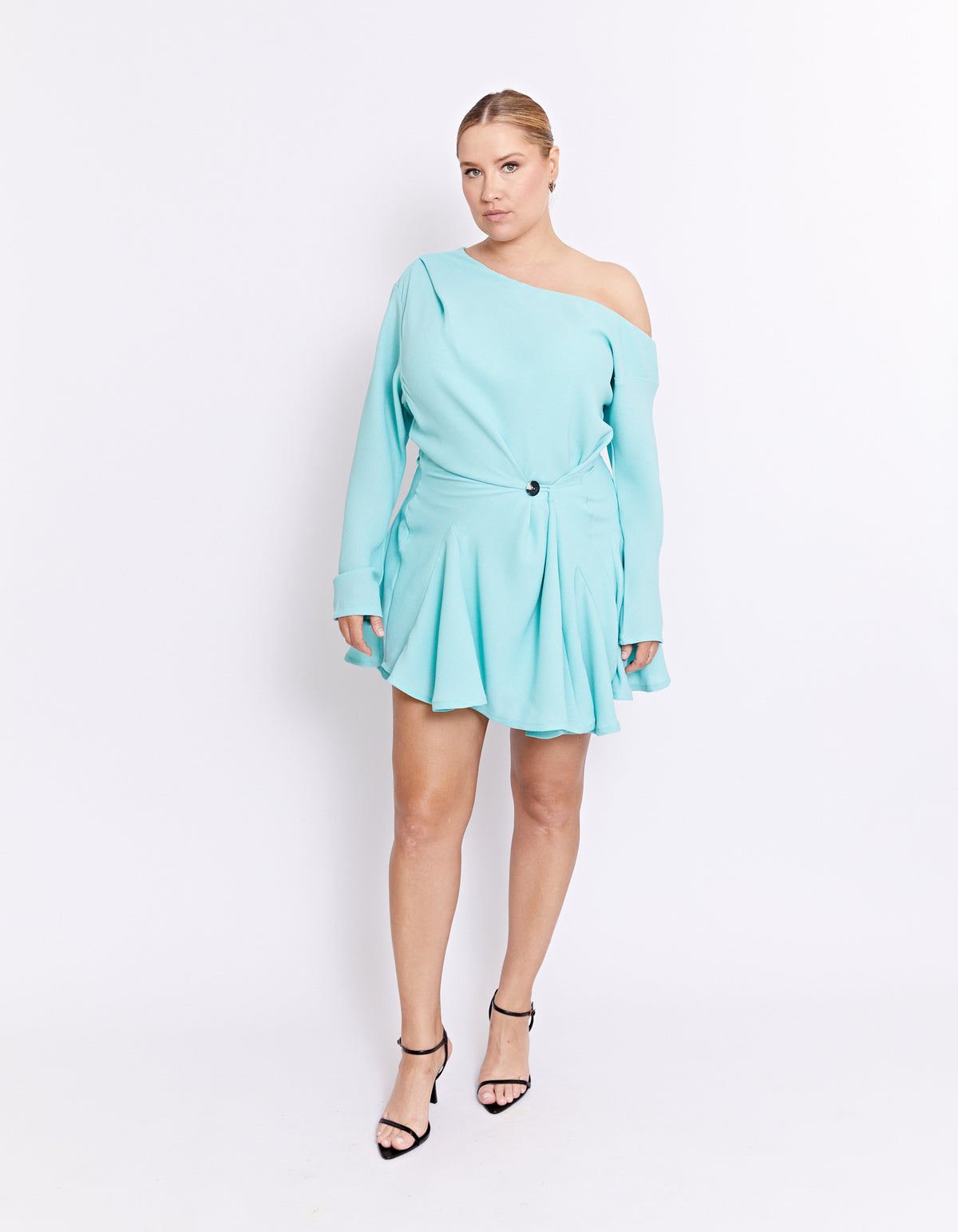 LUCIA MINI DRESS | SEAFOAM