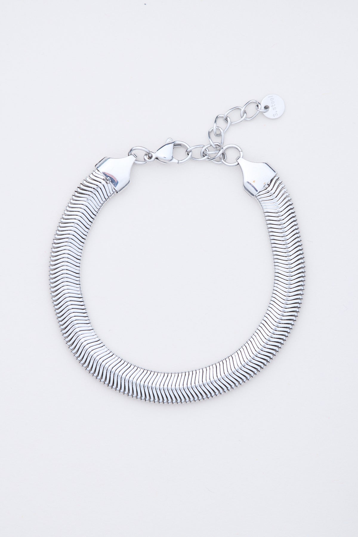 SLINKY CHAIN BRACELET | SILVER