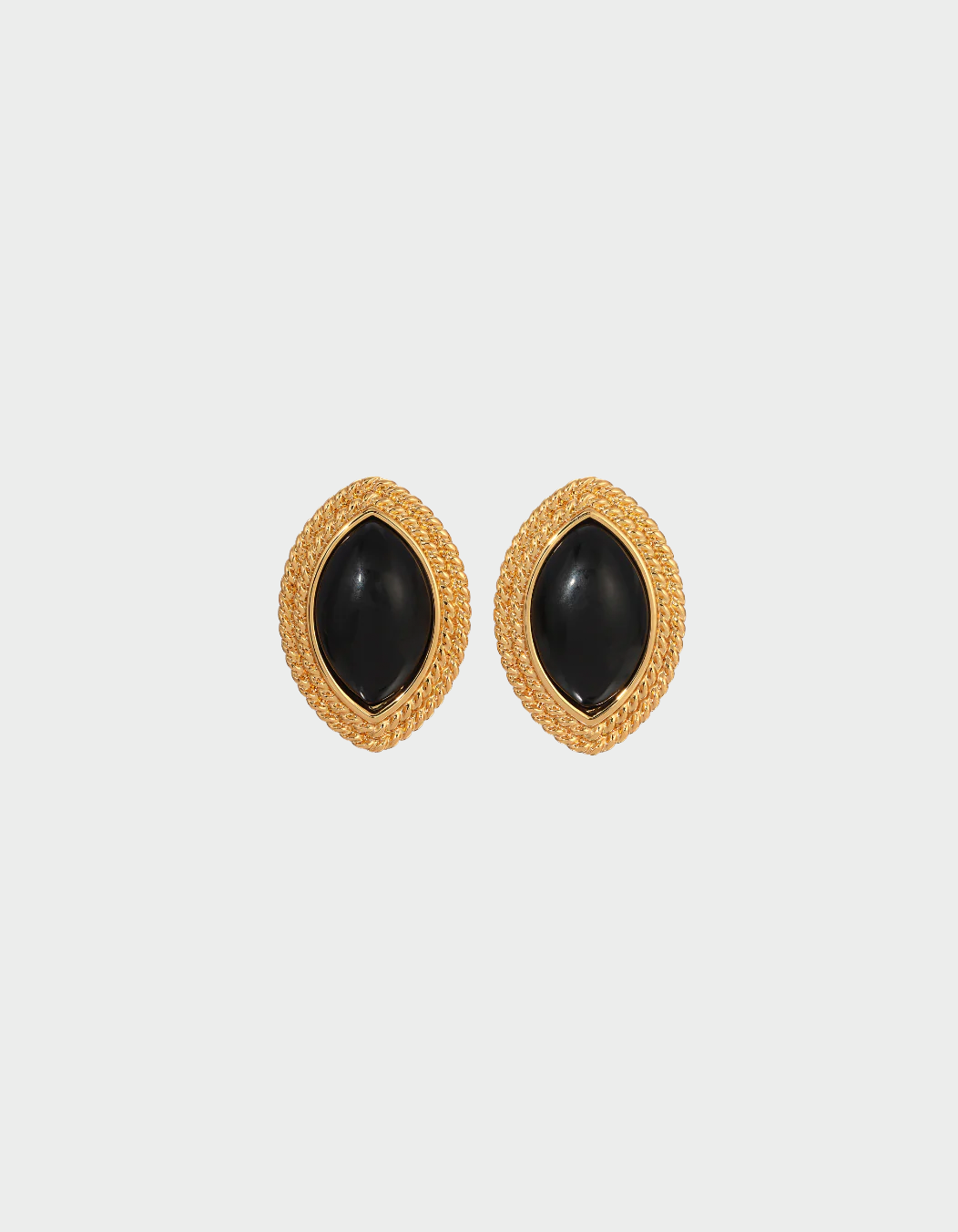 MARQUISE EARRINGS | BLACK