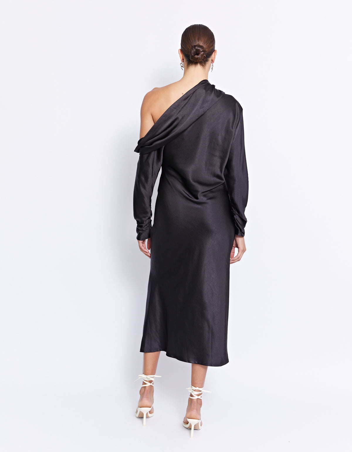 SUKIE MIDI DRESS | BLACK