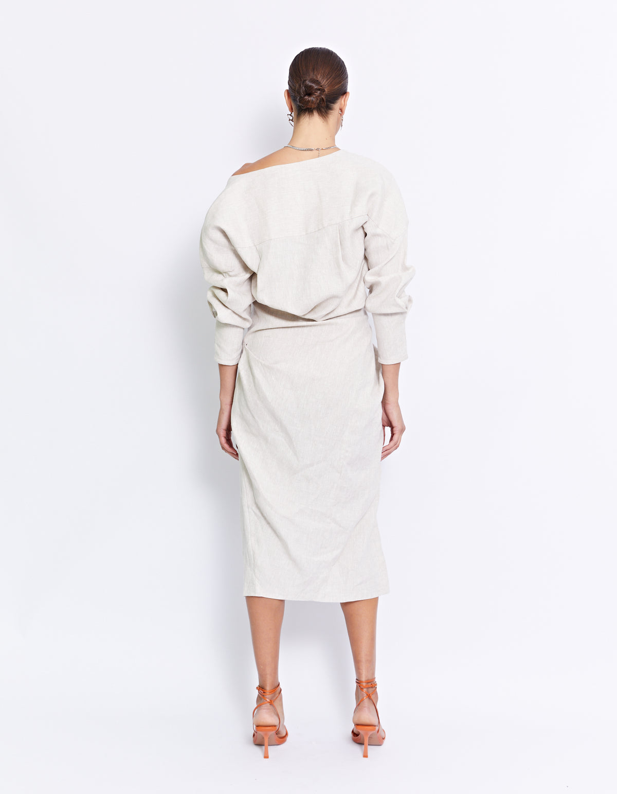 THE VITO TWIST DRESS | NATURAL