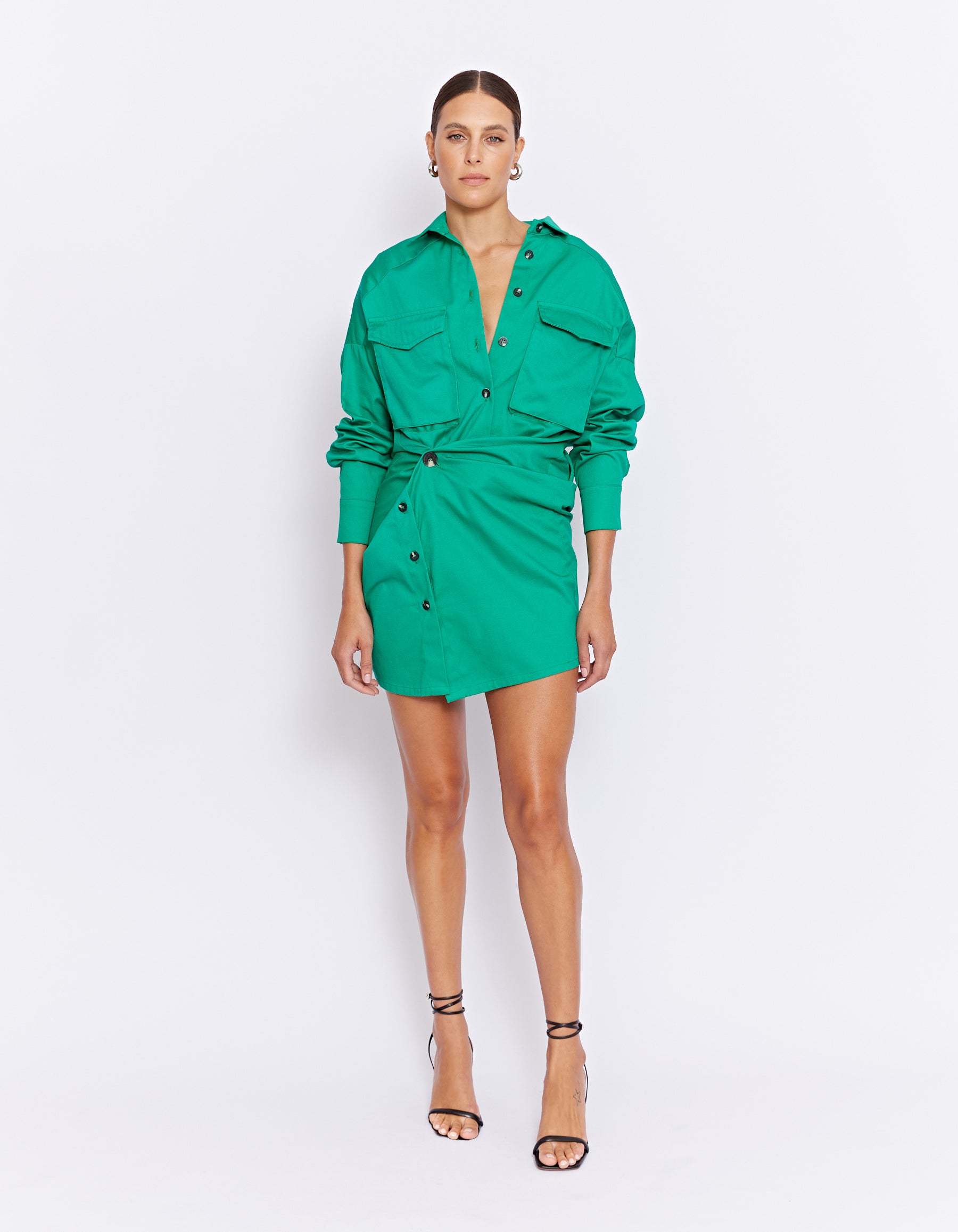 FORBES MINI DRESS | LEAF