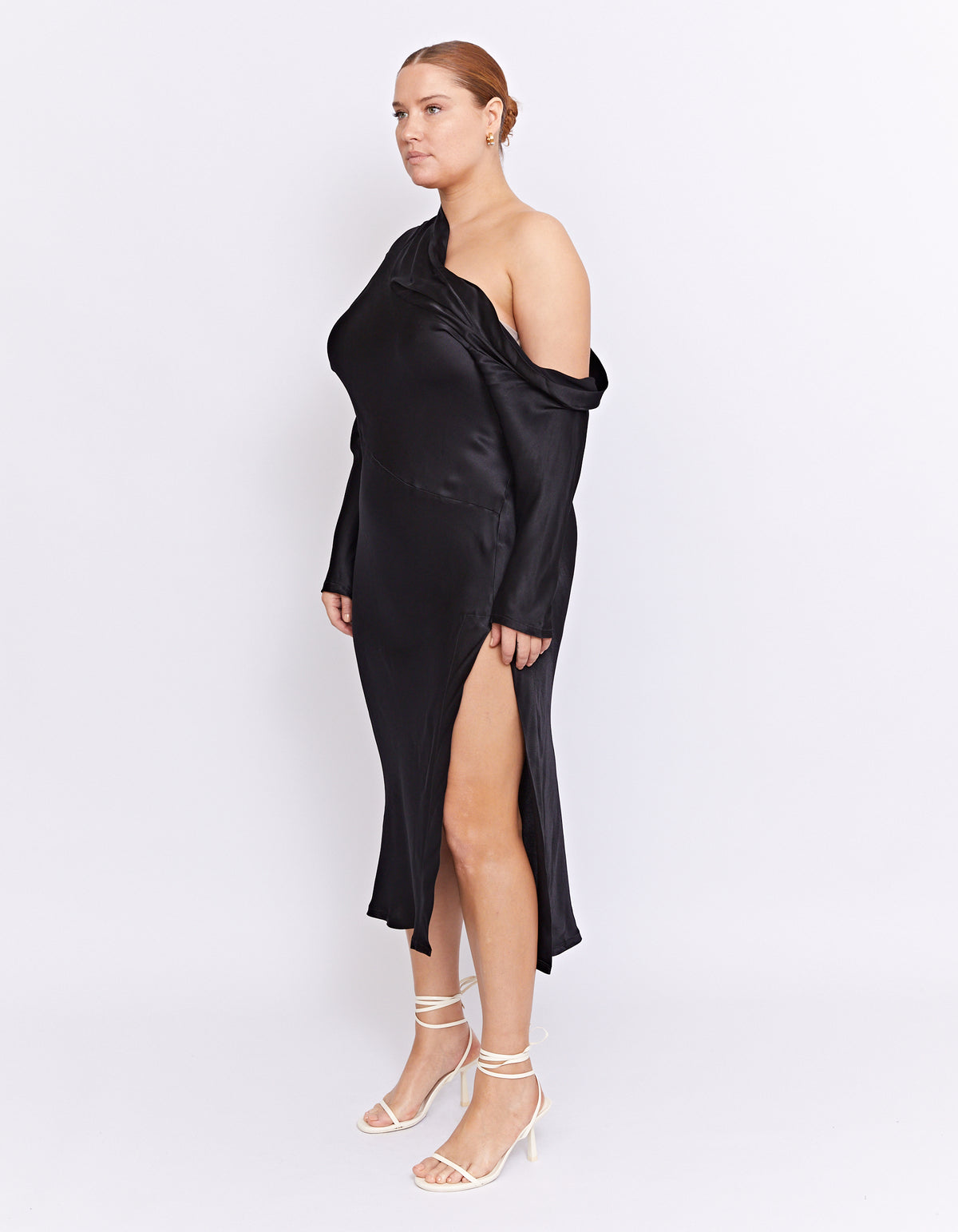 SUKIE MIDI DRESS | BLACK