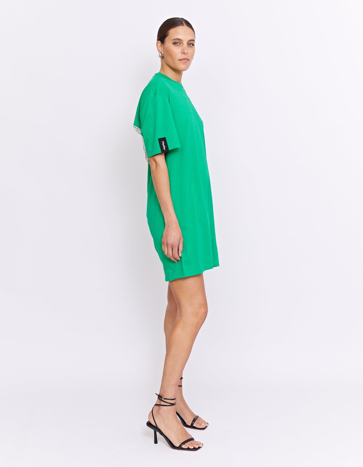 808 DISCO TEE DRESS | MOSS