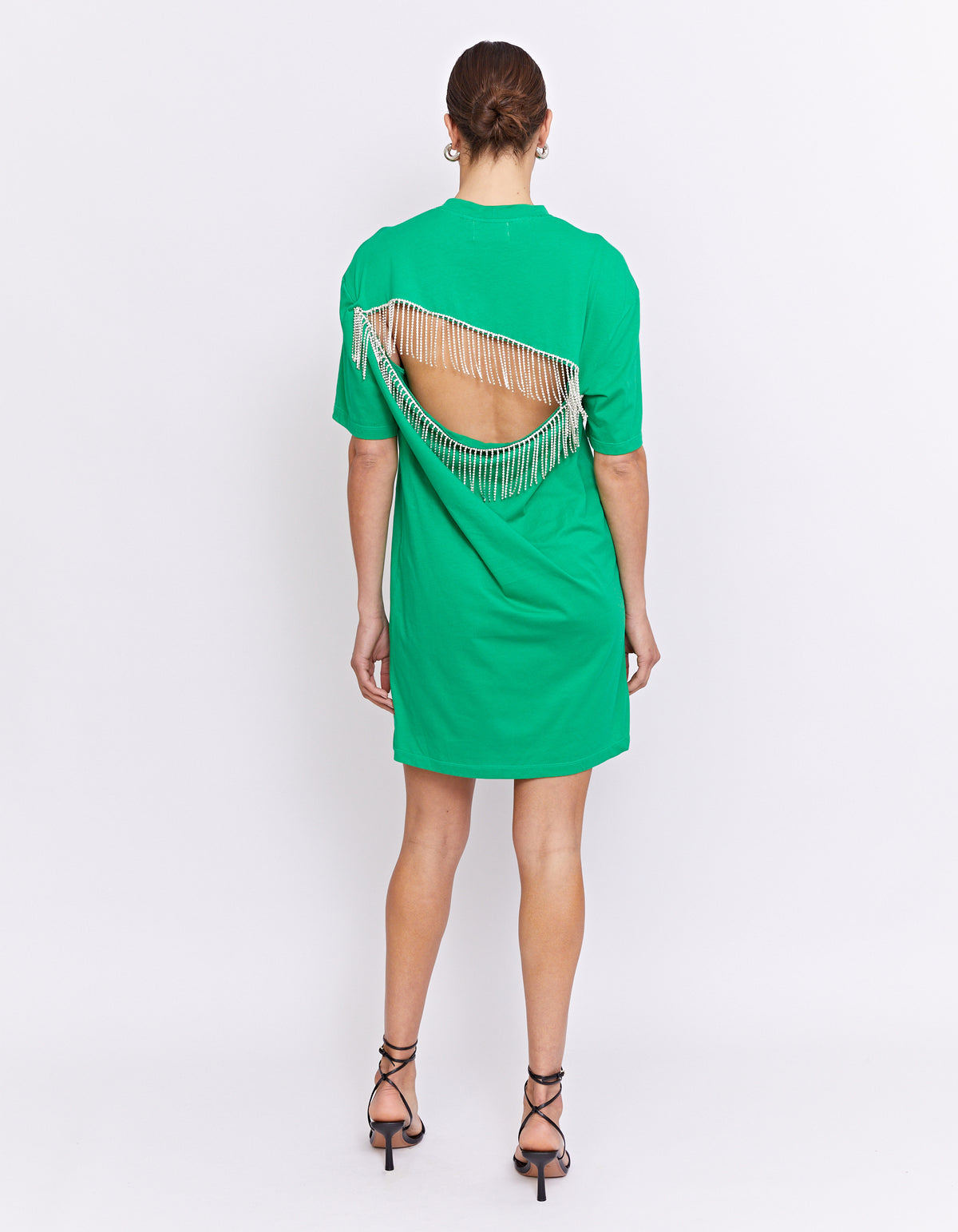 808 DISCO TEE DRESS | MOSS