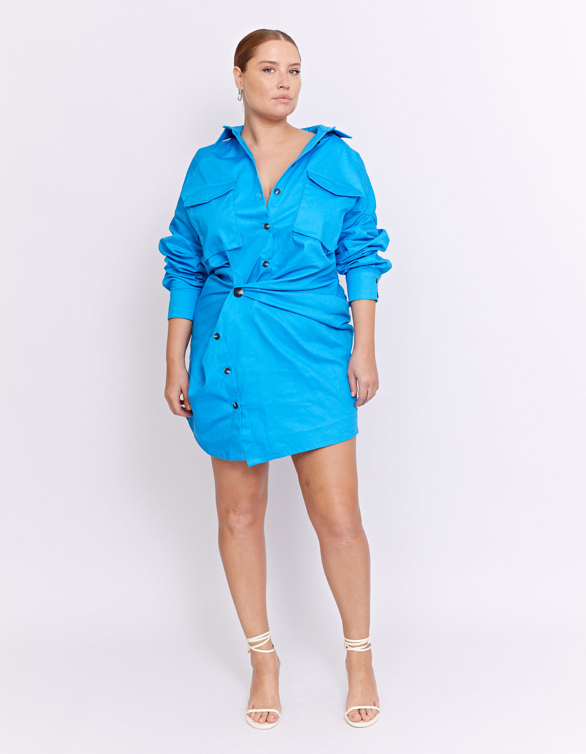 FORBES MINI DRESS | POOL BLUE