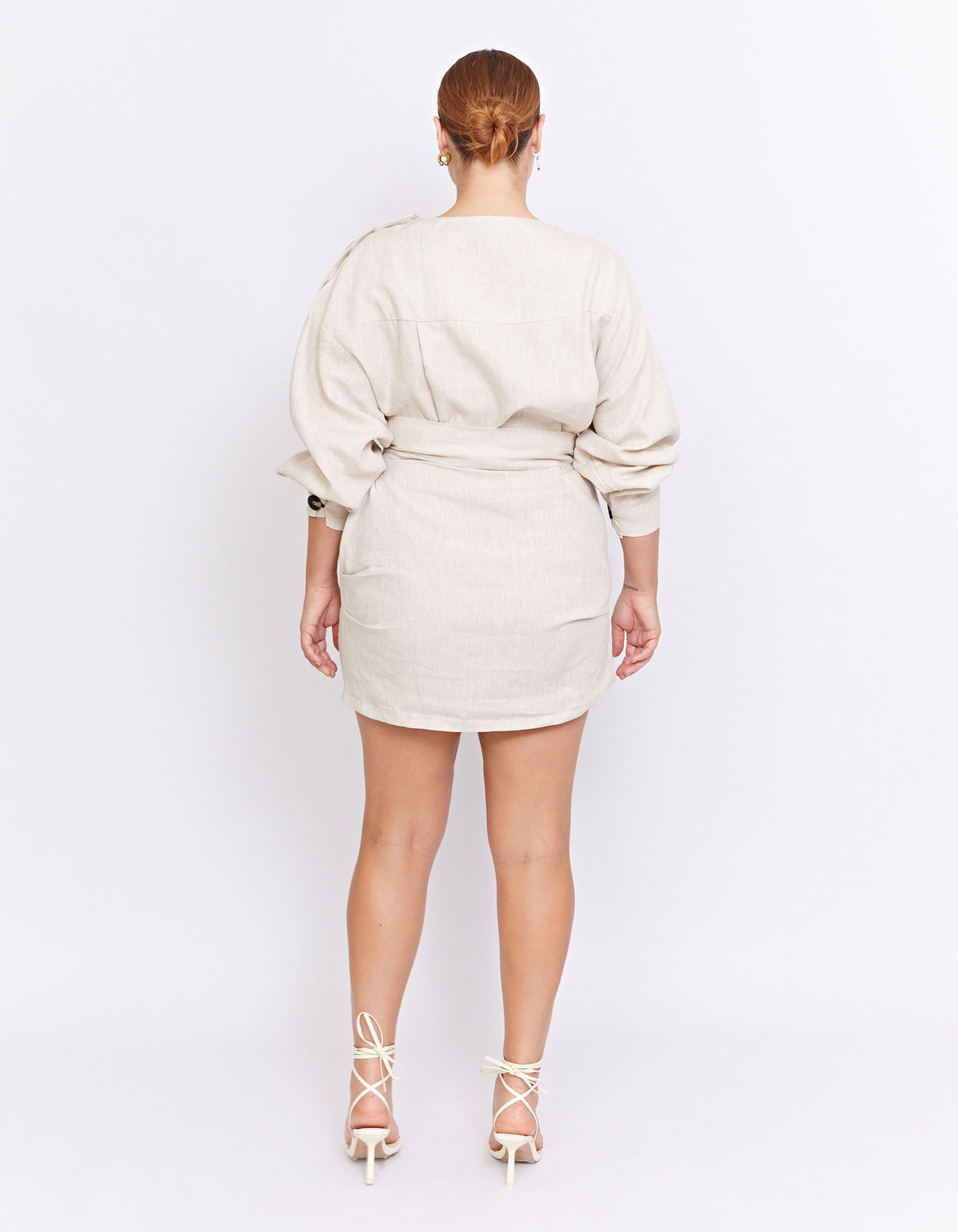 ECHO LINEN DRESS | NATURAL