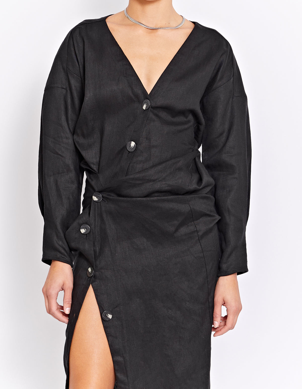 THE VITO TWIST DRESS | BLACK