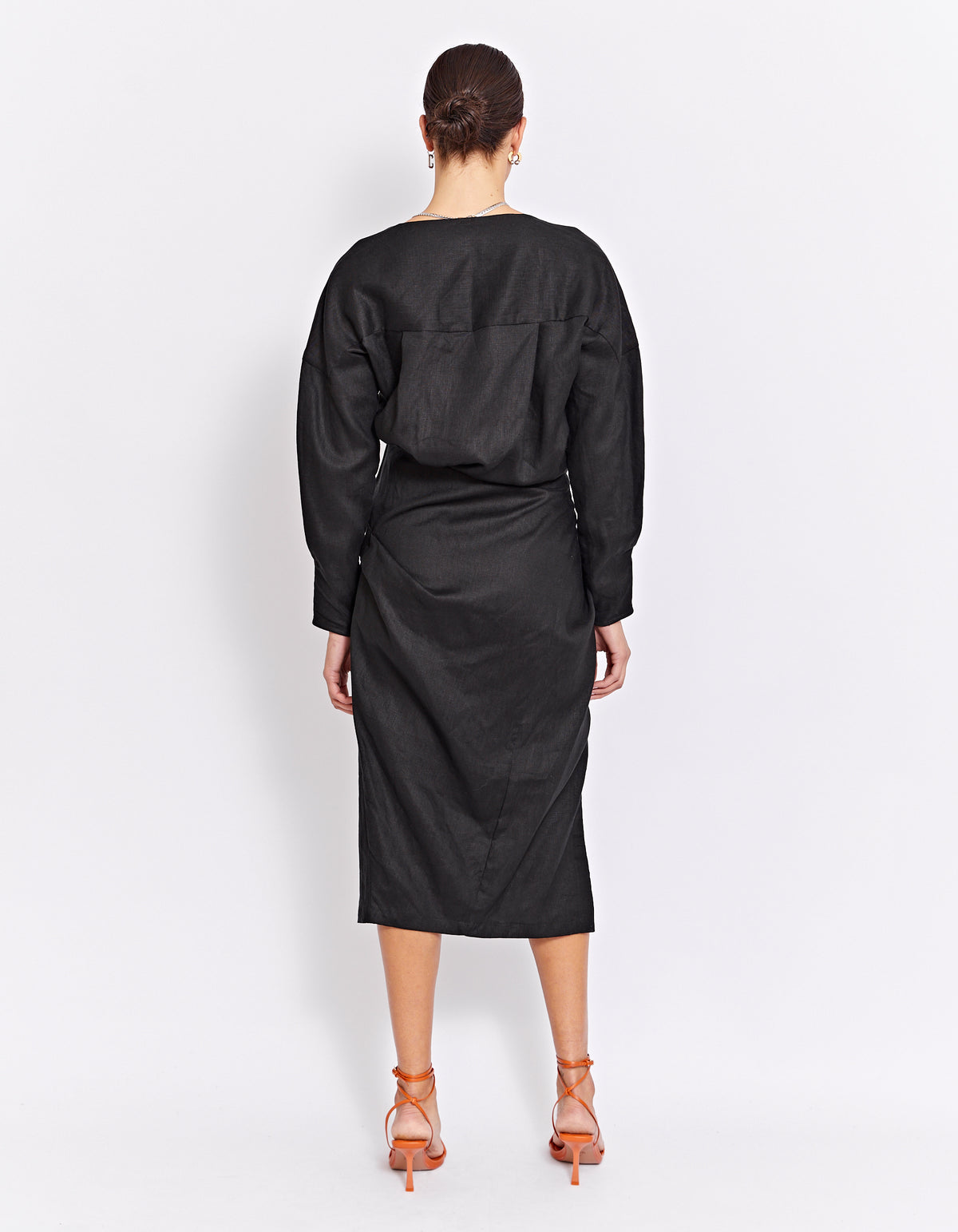 THE VITO TWIST DRESS | BLACK