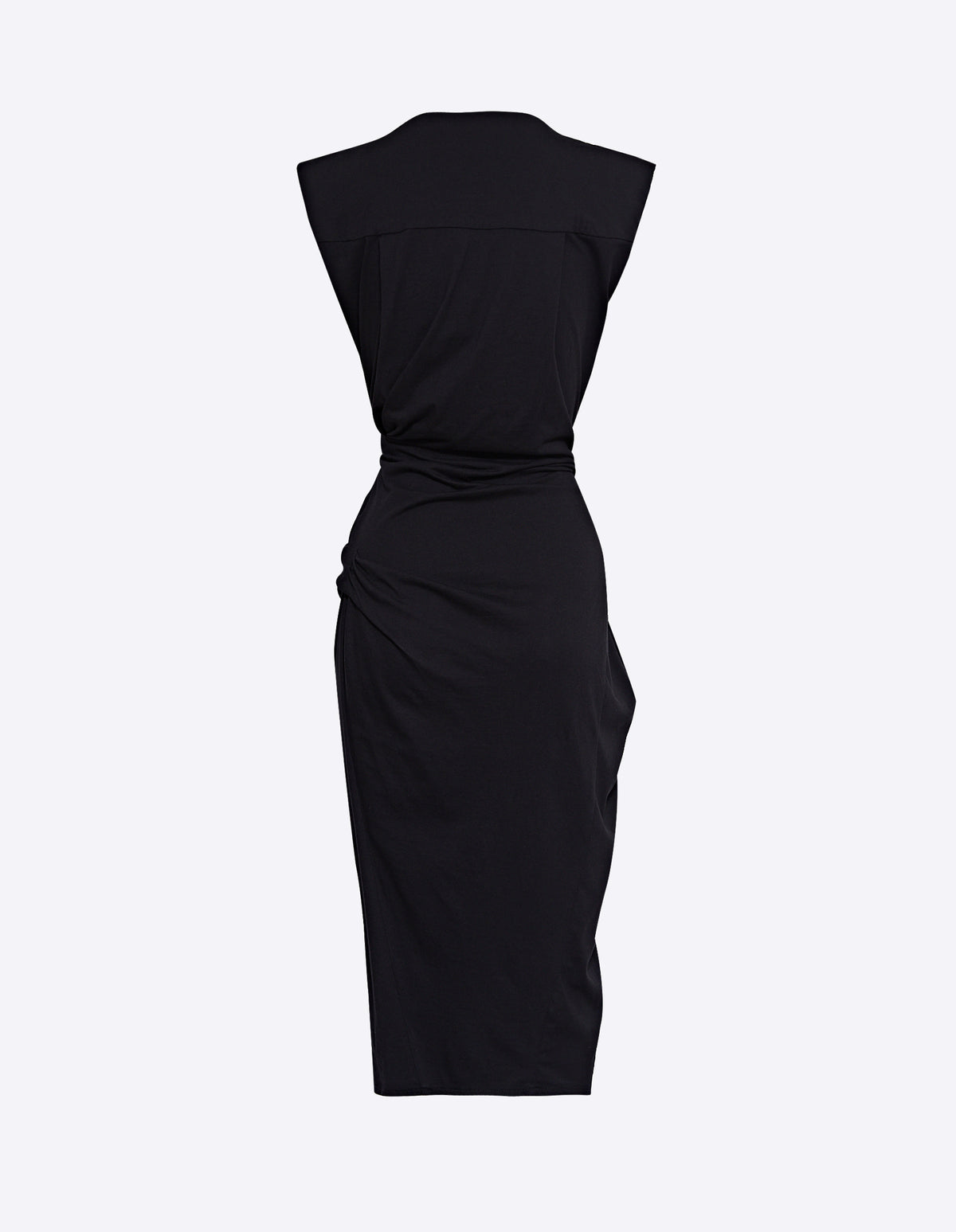 KASKADE TWIST DRESS | BLACK