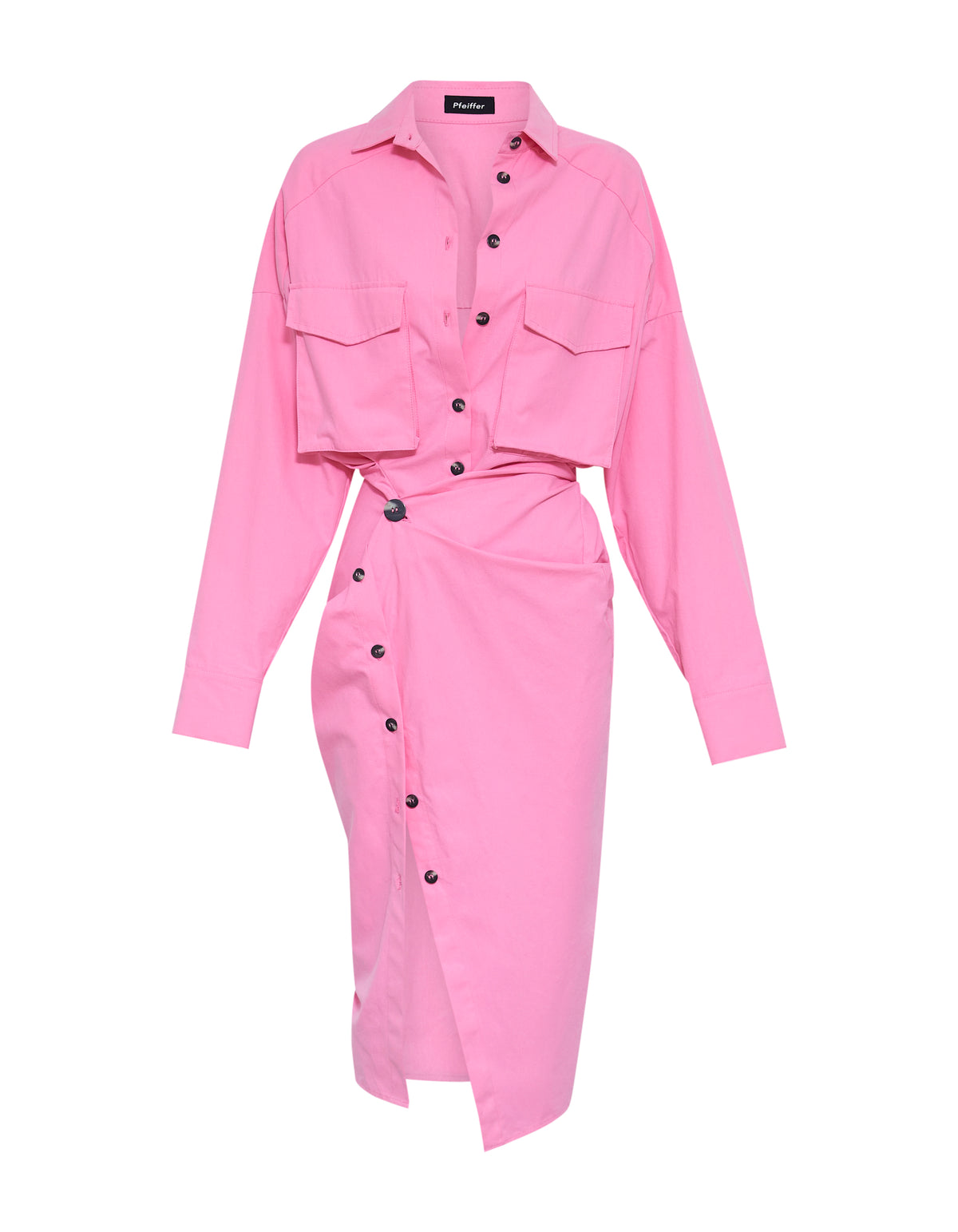 FORBES TWIST DRESS | PINK