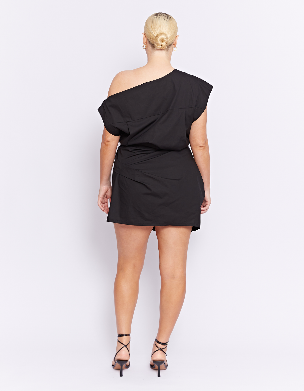 GRENADA MINI TWIST DRESS | BLACK