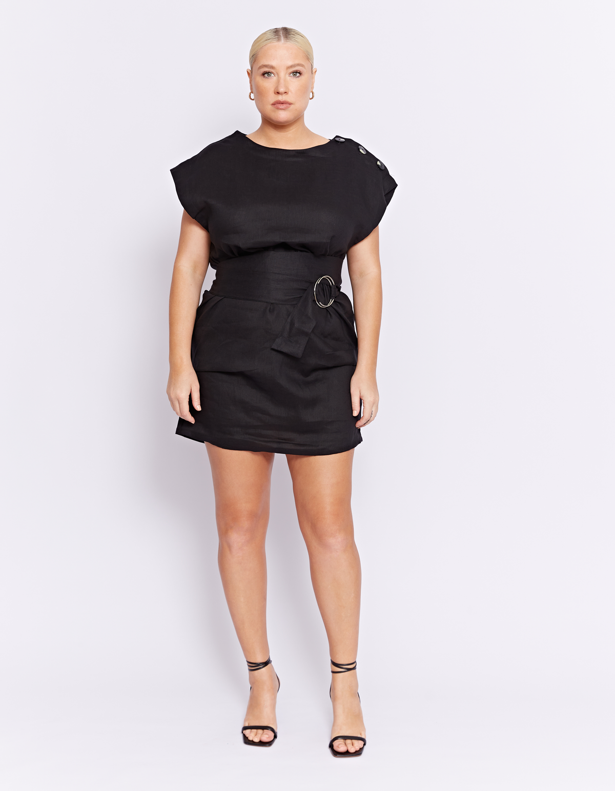 THE VITO MINI DRESS | BLACK